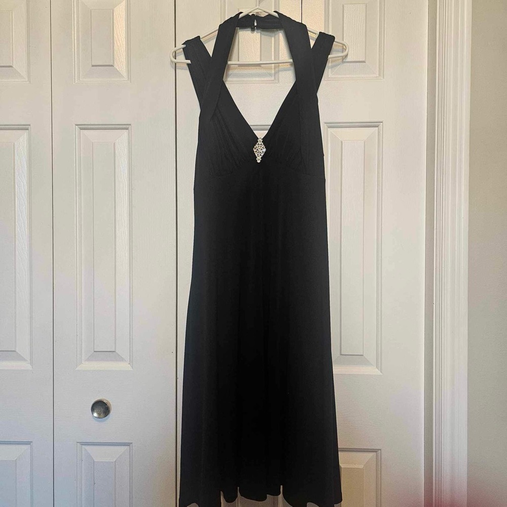 Angie little black dress size 12. With rhinestones - Picture 1 of 8